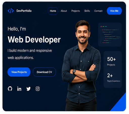 Portfolio Website project preview